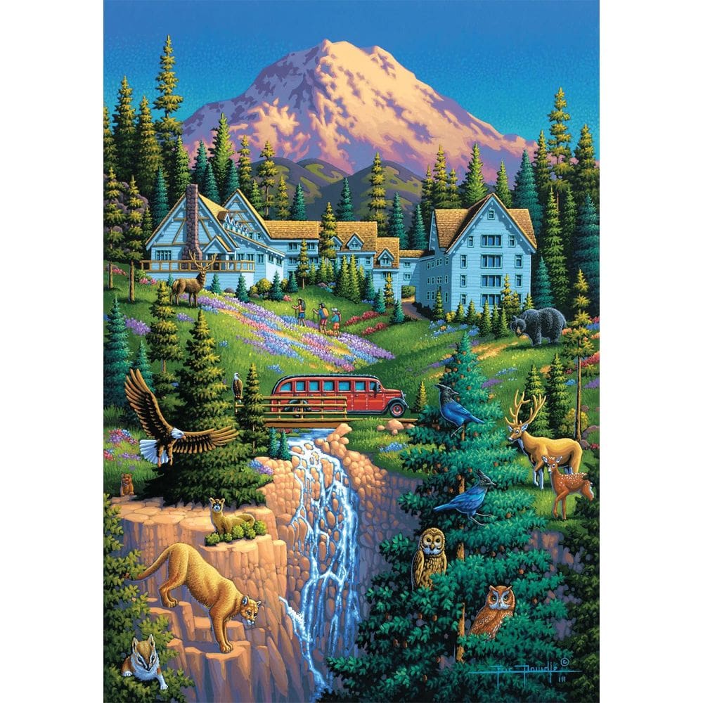 Quebra-cabeça Buffalo Games Eric Dowdle Mount Rainier 300 unidades