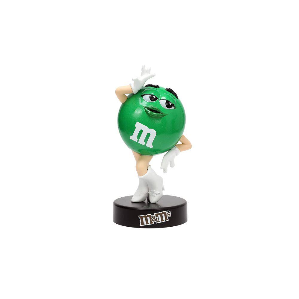 Figura fundida sob pressão Jada Toys M&M`s Green com 10 cm de altura (33238)