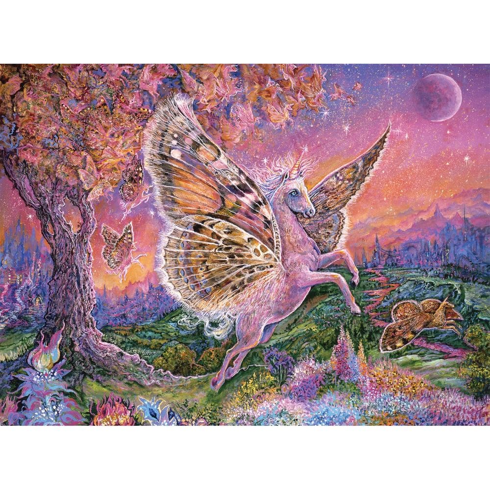 Quebra-cabeça Buffalo Games Josephine Wall Fluttercorn 1000 unidades