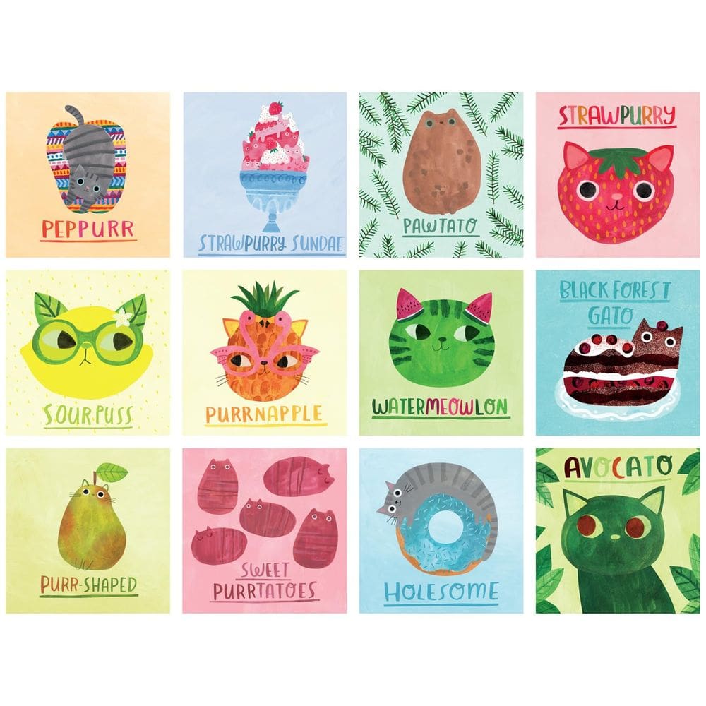 Quebra-cabeça Buffalo Games Planet Cats Yummy Cats 750 unidades