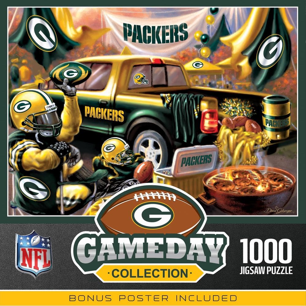 Obras-primas do quebra-cabeça NFL Greenbay Packers 1000 peças