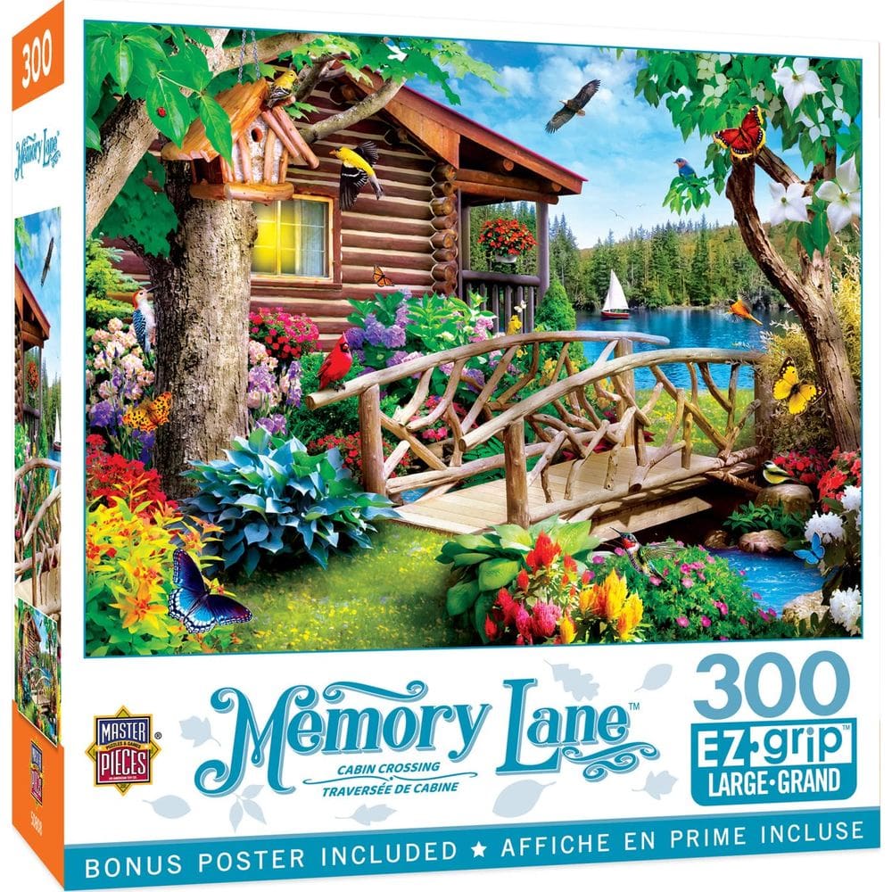Quebra-cabeça MasterPieces Cabin Crossing 300 peças