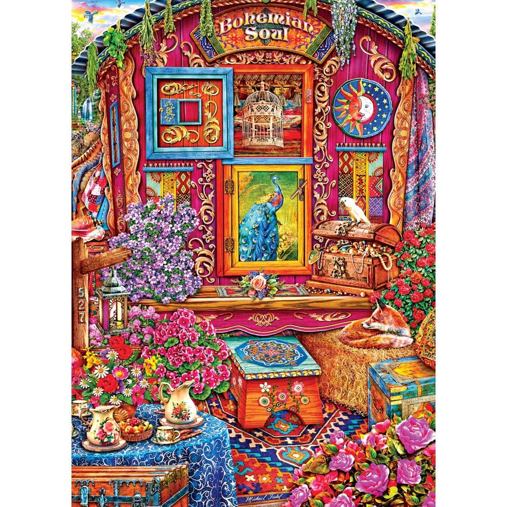 Quebra-cabeça Ceaco Michael Fishel Bohemian Soul 1000 peças