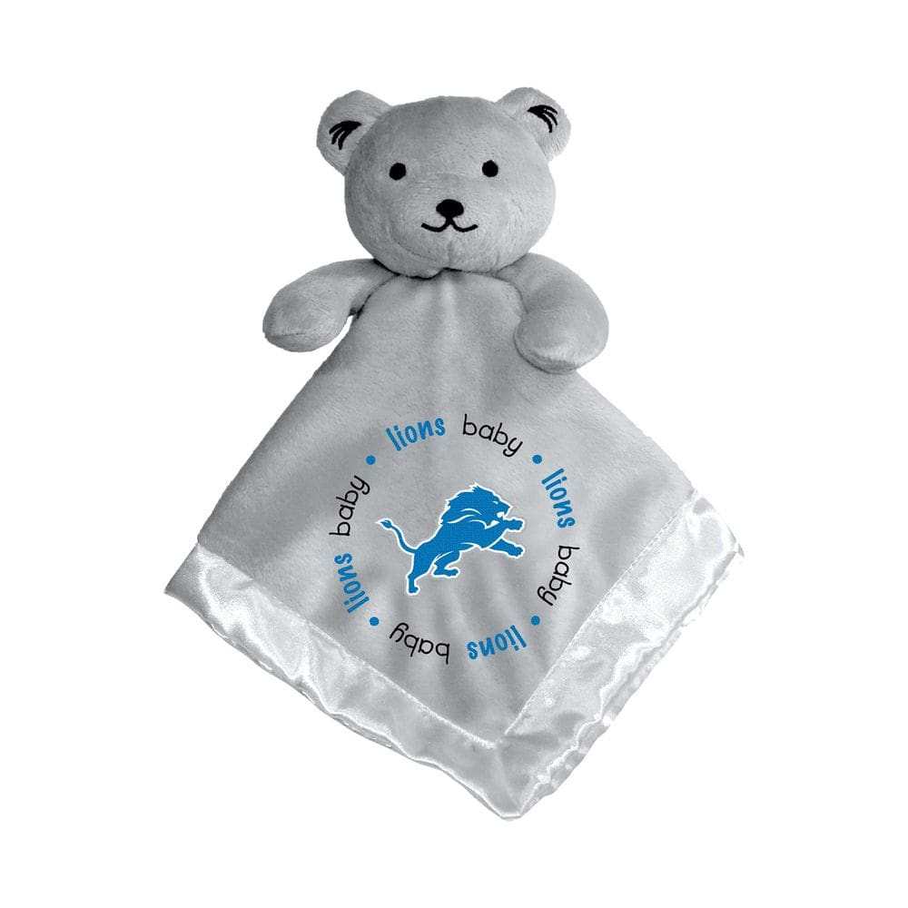 Cobertor de urso de segurança Baby Fanatic NFL Detroit Lions cinza