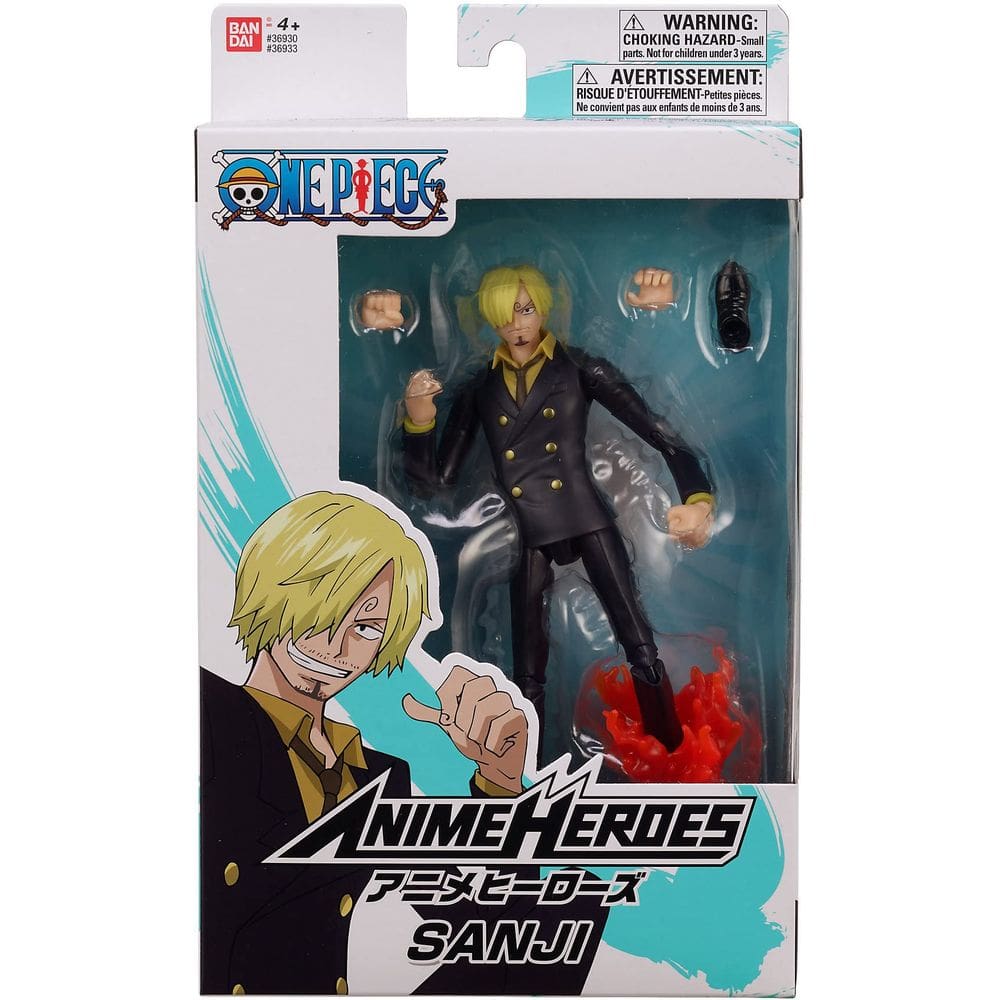 Boneco de ação Anime Heroes One Piece Sanji 16,5 cm 36933