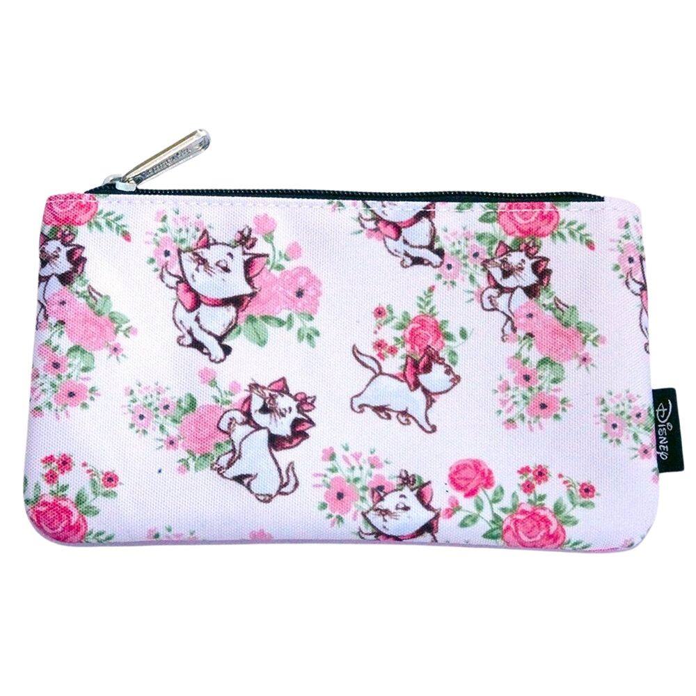 Estojo de lápis Loungefly Marie Floral AOP para material escolar