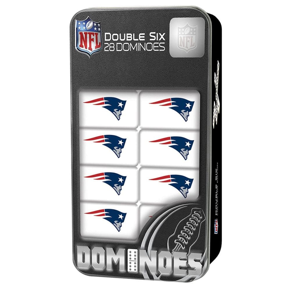 Conjunto de dominó Masterpieces NFL New England Patriots Collector