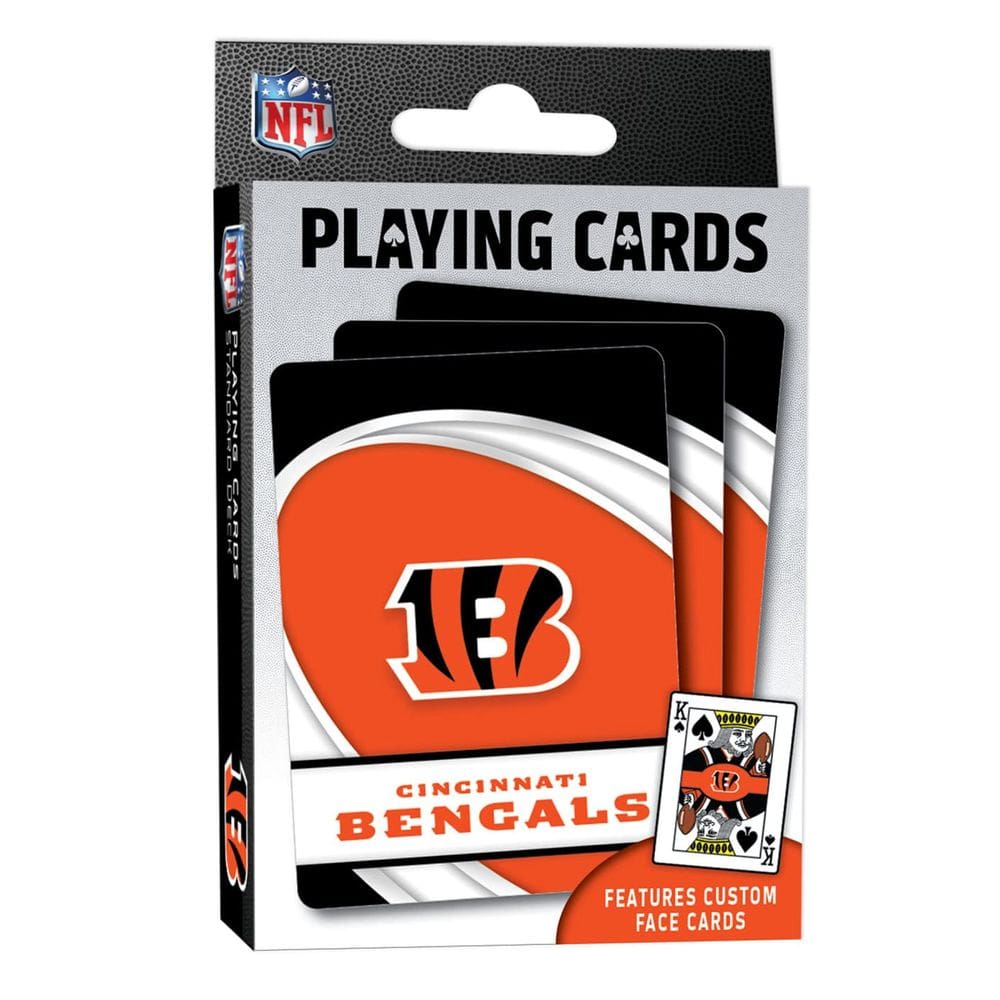 Cartões de baralho MasterPieces NFL Cincinnati Bengals Football