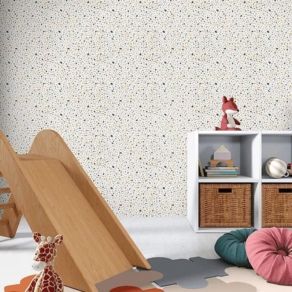 Papel De Parede Sonhos Granilite Cinza 4216