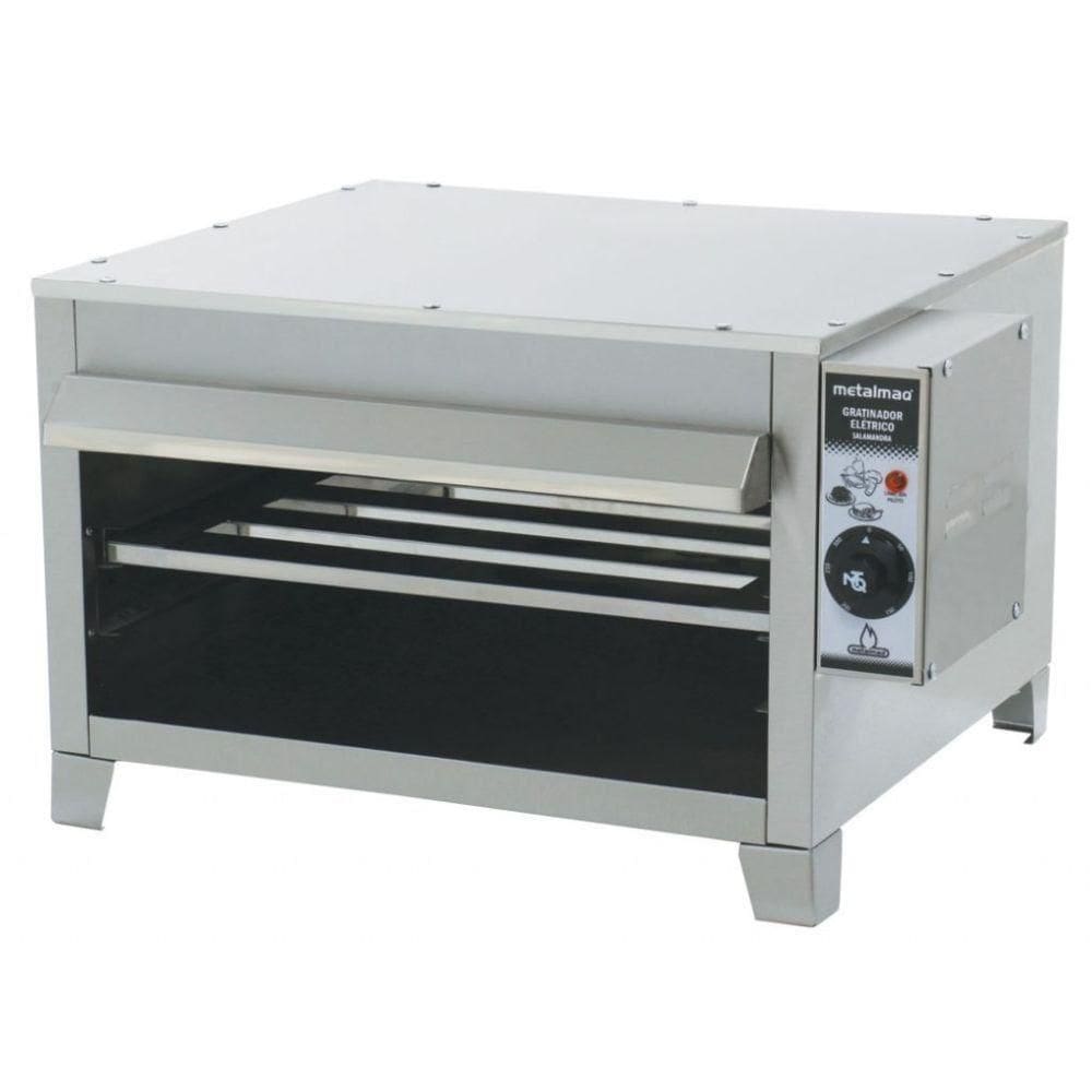 Salamandra Elétrica 40x50 SL4 Metalmaq Forno Gratinador Inox 220V