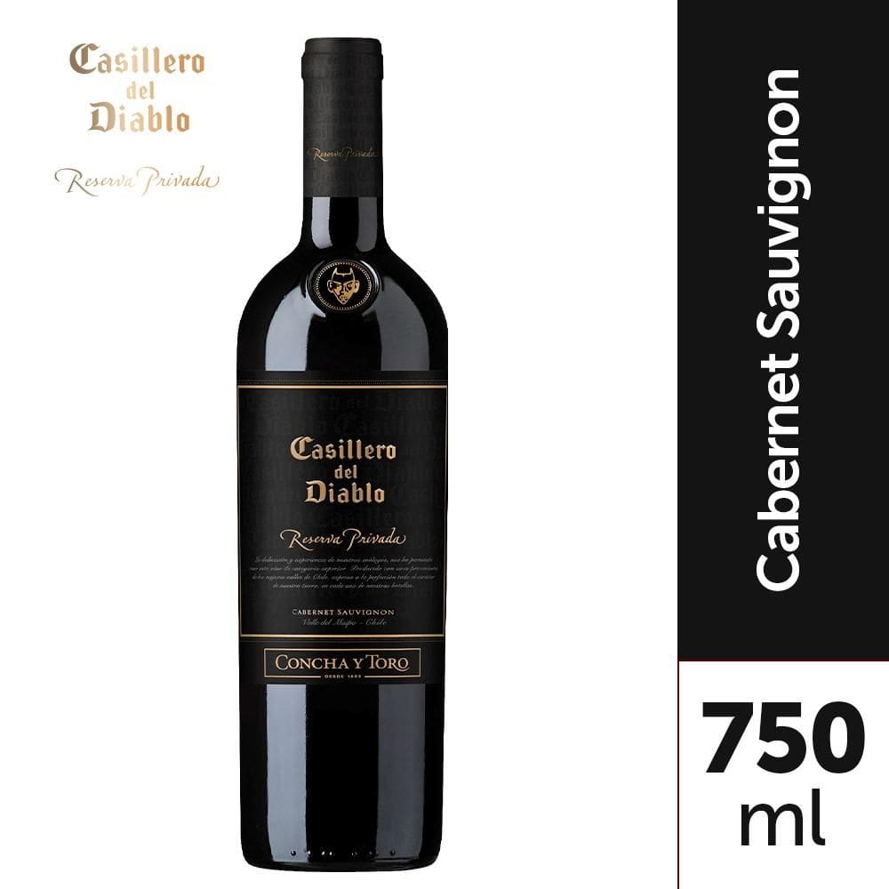 Vinho Casillero Del Diablo Reserva Privada Cabernet - 750ML