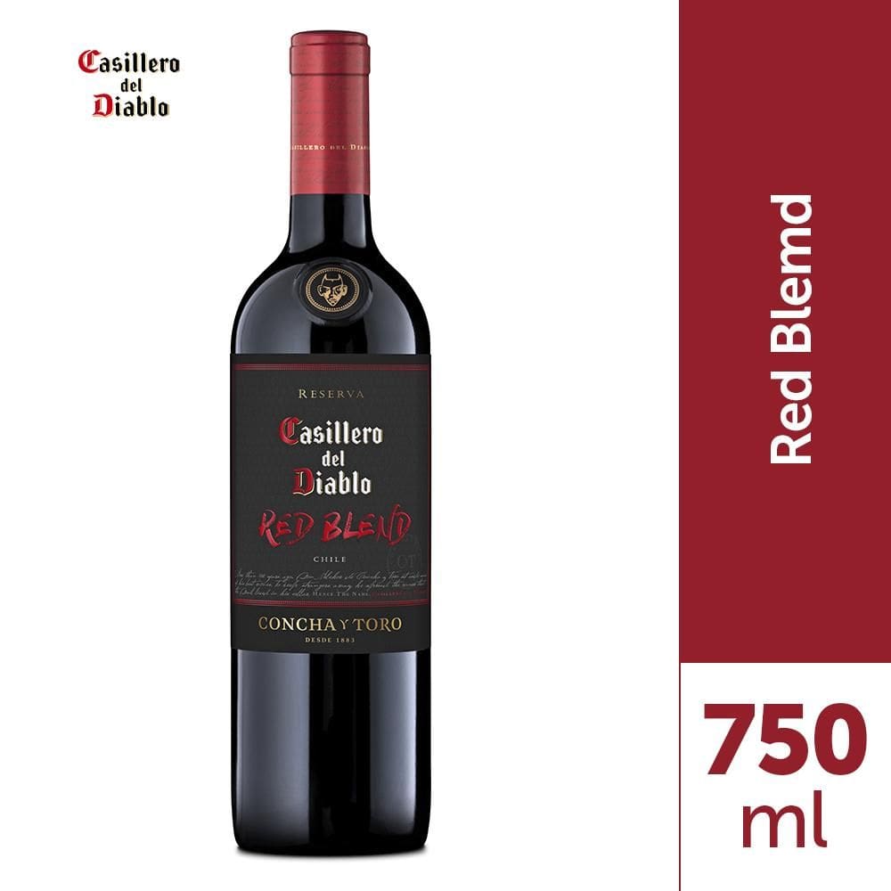 Vinho Chileno Casillero Del Diablo Reserva Red Blend - 750ML