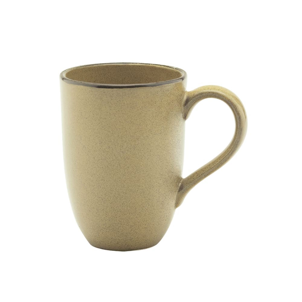 Caneca Em Cerâmica Flat 350ml Oxford Ocre