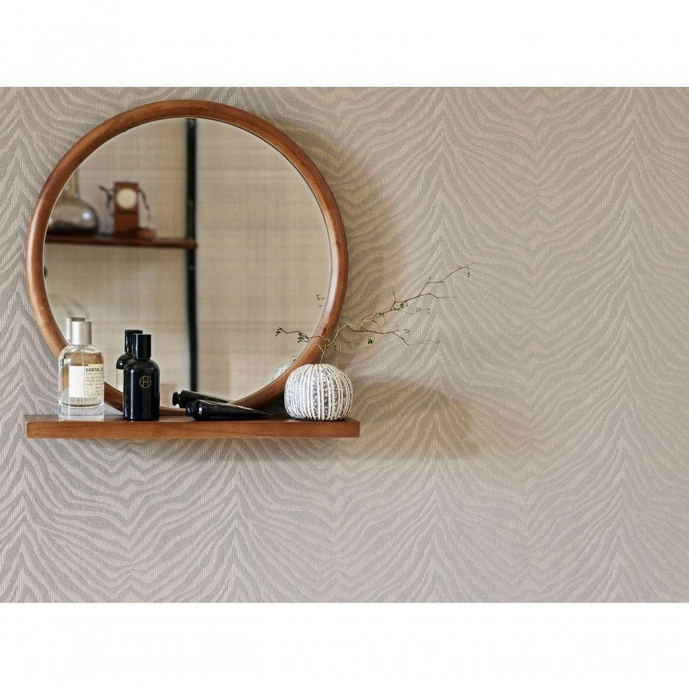 Papel De Parede Inspire Estilo Animal Print Cinza E Bege 220532