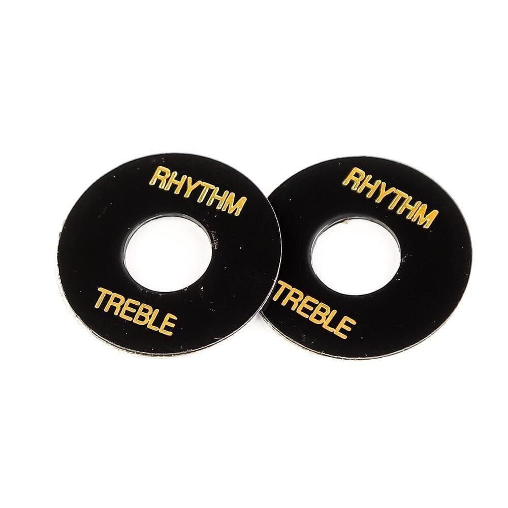 Escudo Chaves Seletoras Preta Lpaul (2 Peças) Spirit Ptgc-bk [f035]