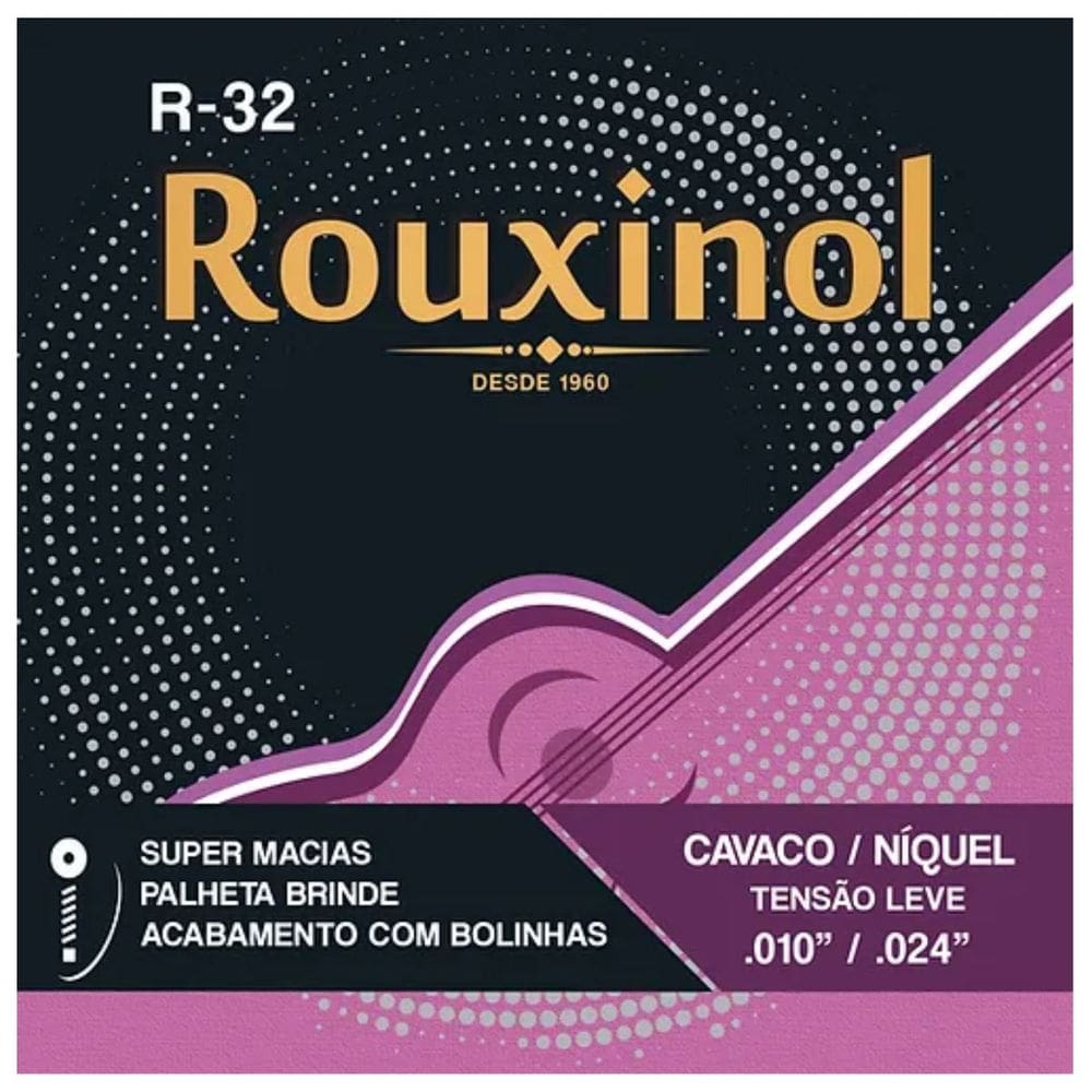 Encordoamento Cavaquinho Tensão Leve “0.24 R32 Rouxinol