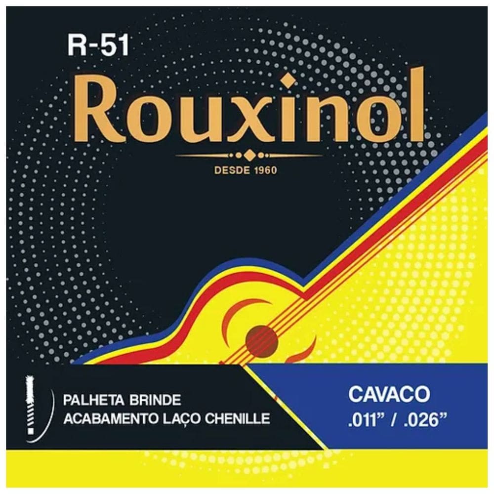 Encordoamento Aço Cavaquinho Rouxinol R51 0.11”