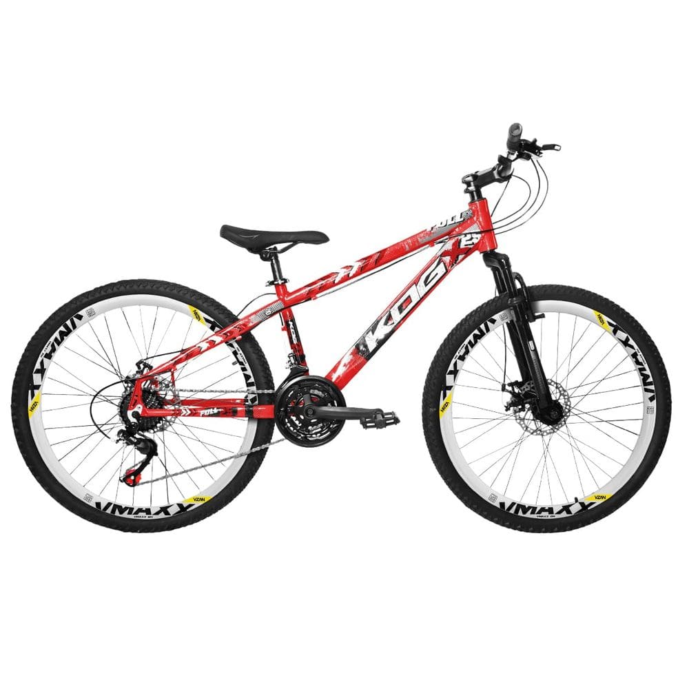 Bike KOG Freeride 21v Aro Vmaxx 26 Colorido F. Disco Tipo Viking X25