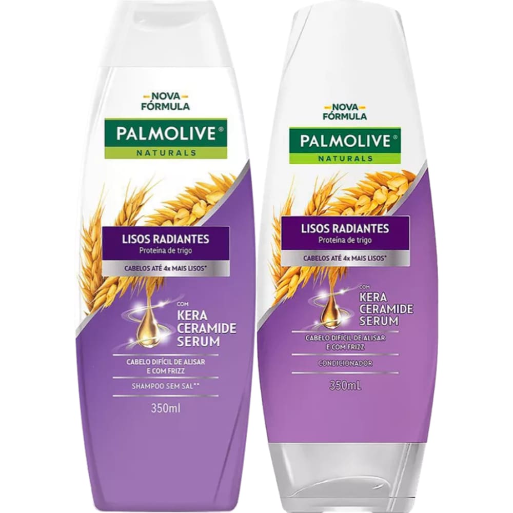 Shampoo e Condicionador Palmolive Lisos Radiantes