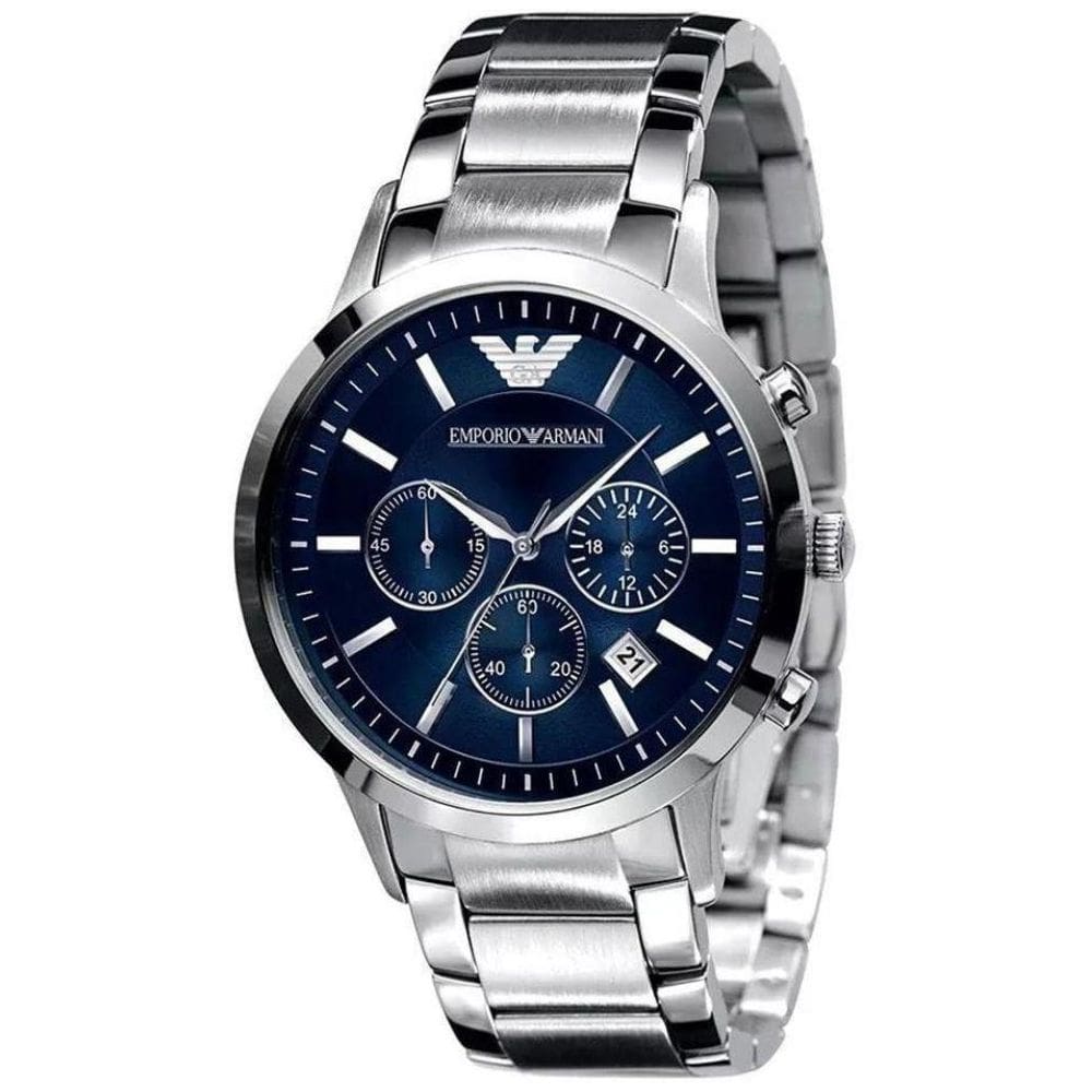 Relógio Em Aço Inoxidável Empório Armani Ar2448