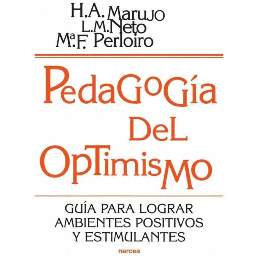 Pedagogía del optimismo - Espanhol
