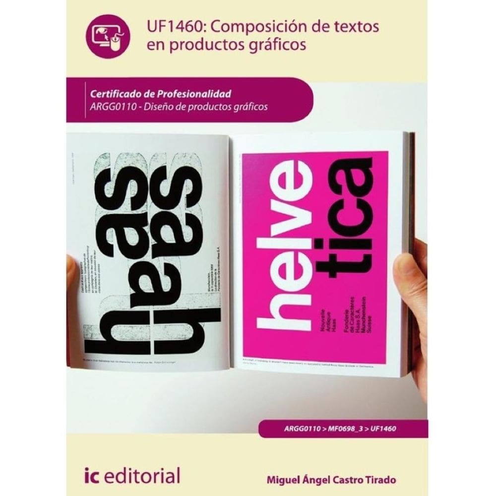 Composición de textos en productos gráficos. ARGG0110 - Diseño de productos gráficos - Espanhol