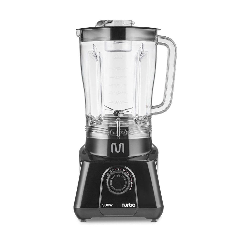 Liquidificador Multi Home 2,6L Turbo 900w-127v c/ 8 velocidades Preto - LQ901