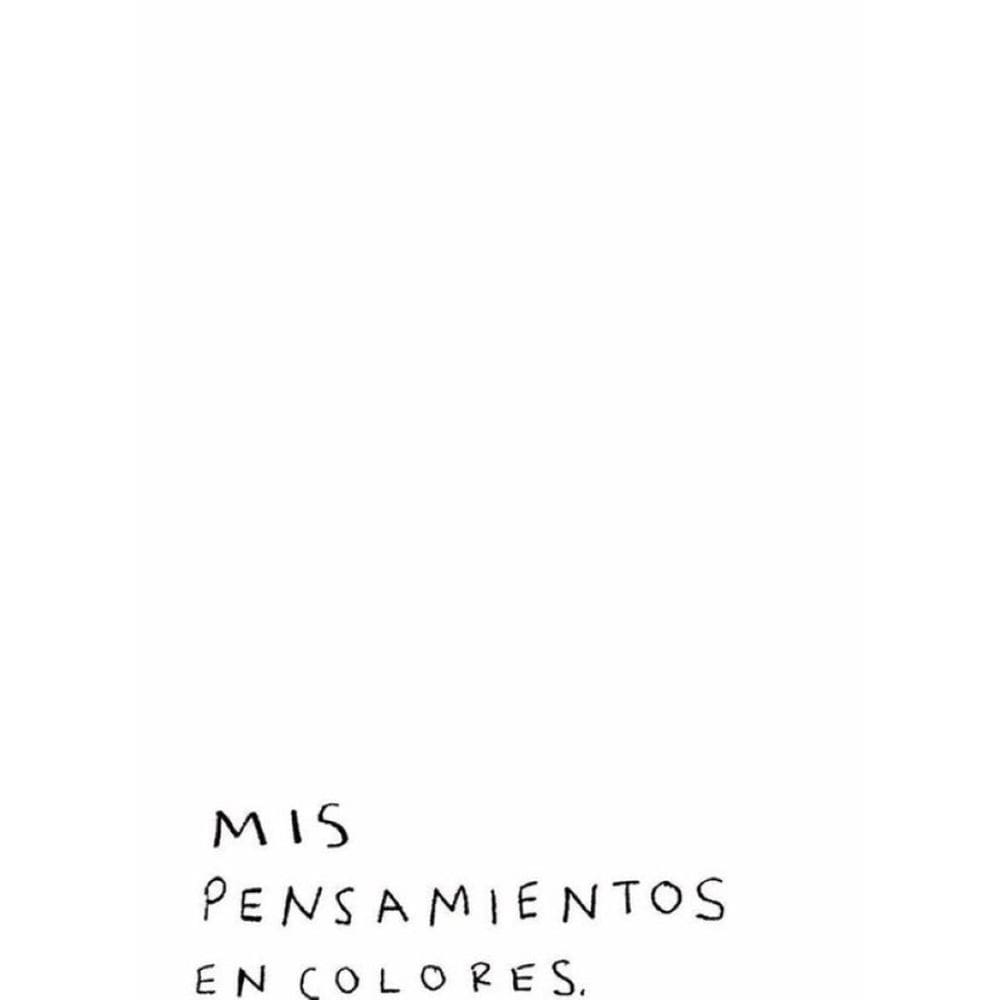 Mis pensamientos en colores  - Espanhol