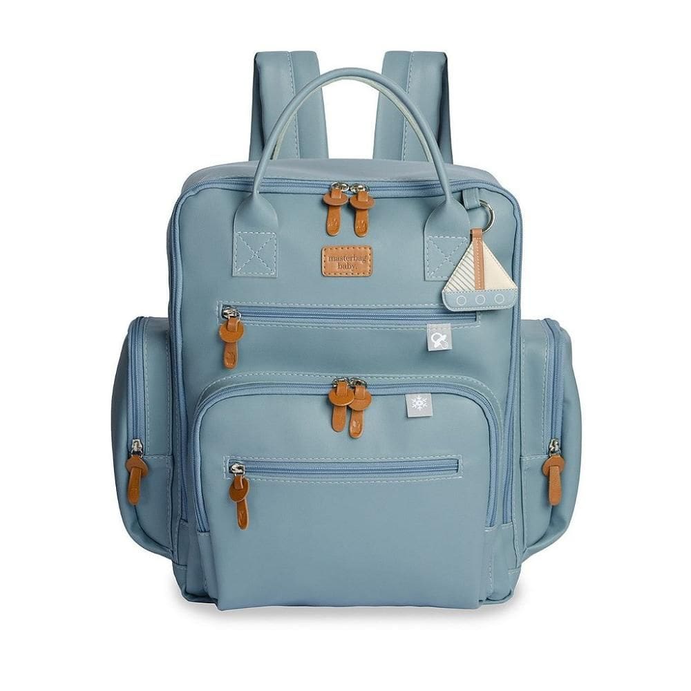 Mochila de Maternidade MasterBag Urban Barquinhos Lisa Azul