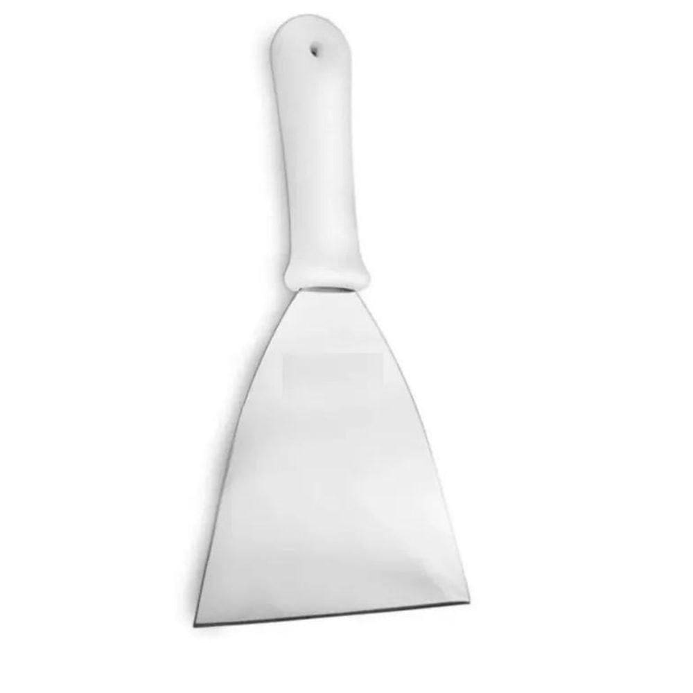 Espátula Reta Inox  Chapeiro Cozinha Lanche