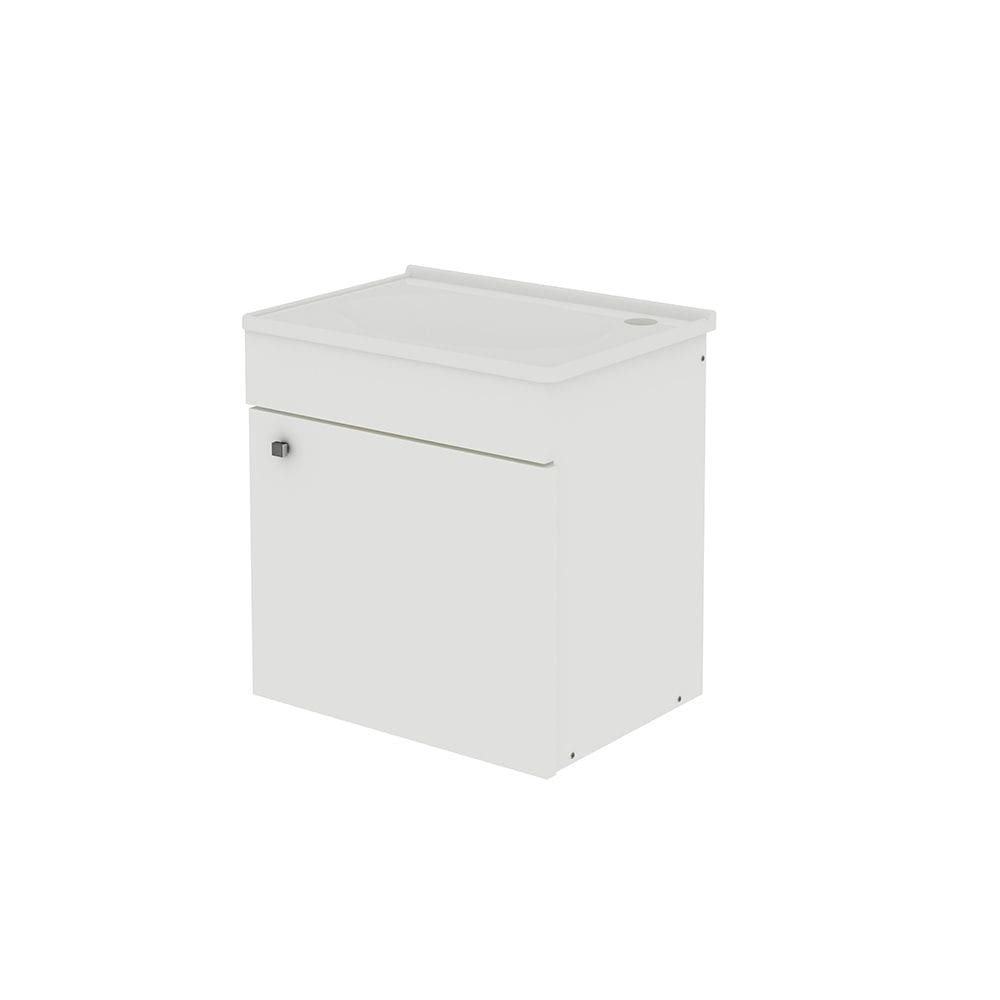 Gabinete Banheiro Em MDF Com Cuba Agata 040 - Rosafor