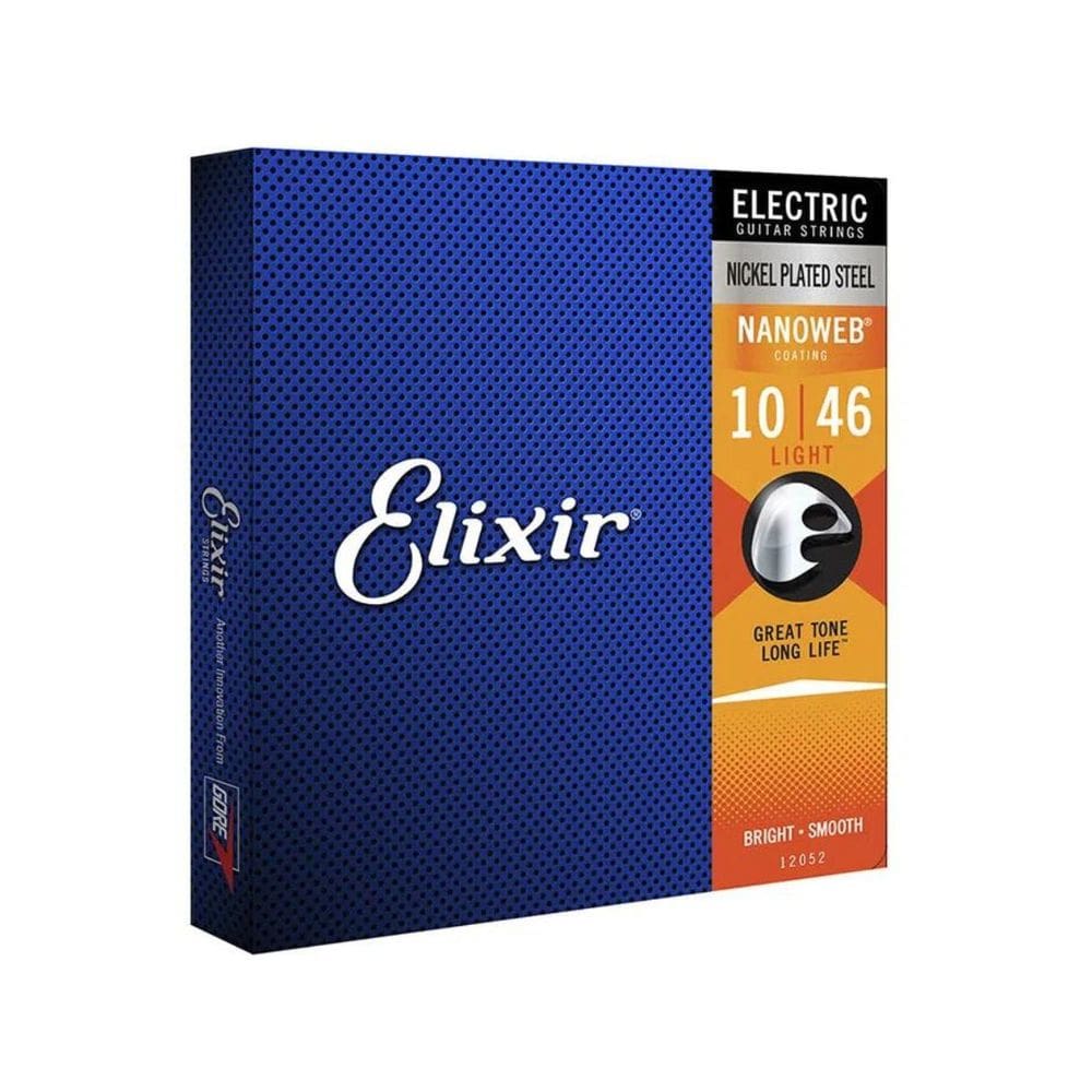 Encordoamento Guitarra 010 Elixir Nanoweb Light 12052 Made in USA