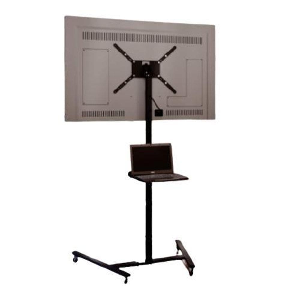 Pedestal Para Tv E Notebook Com Rodízio