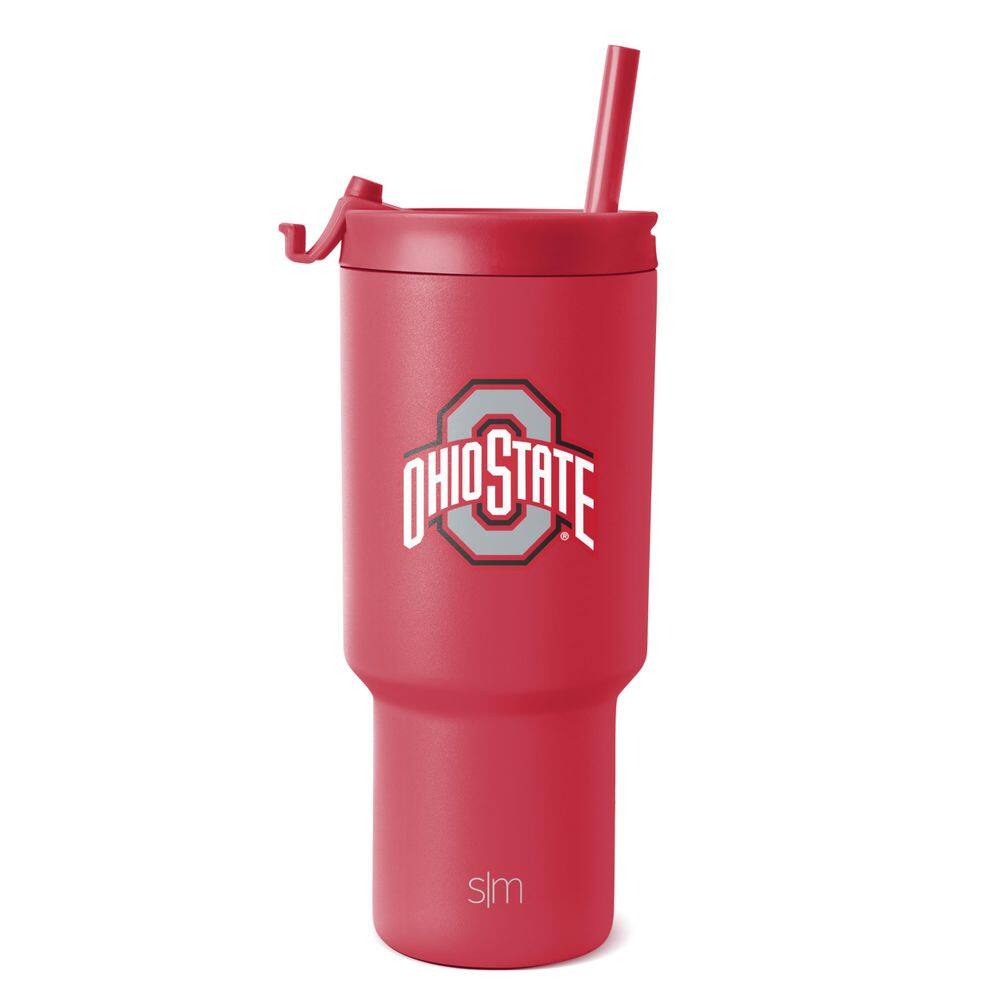 Copo simples e moderno Ohio State Buckeyes, 900 ml, isolado