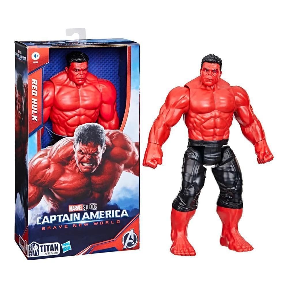 Titan Hero Series Figura Deluxe Do Hulk Vermelho F9299