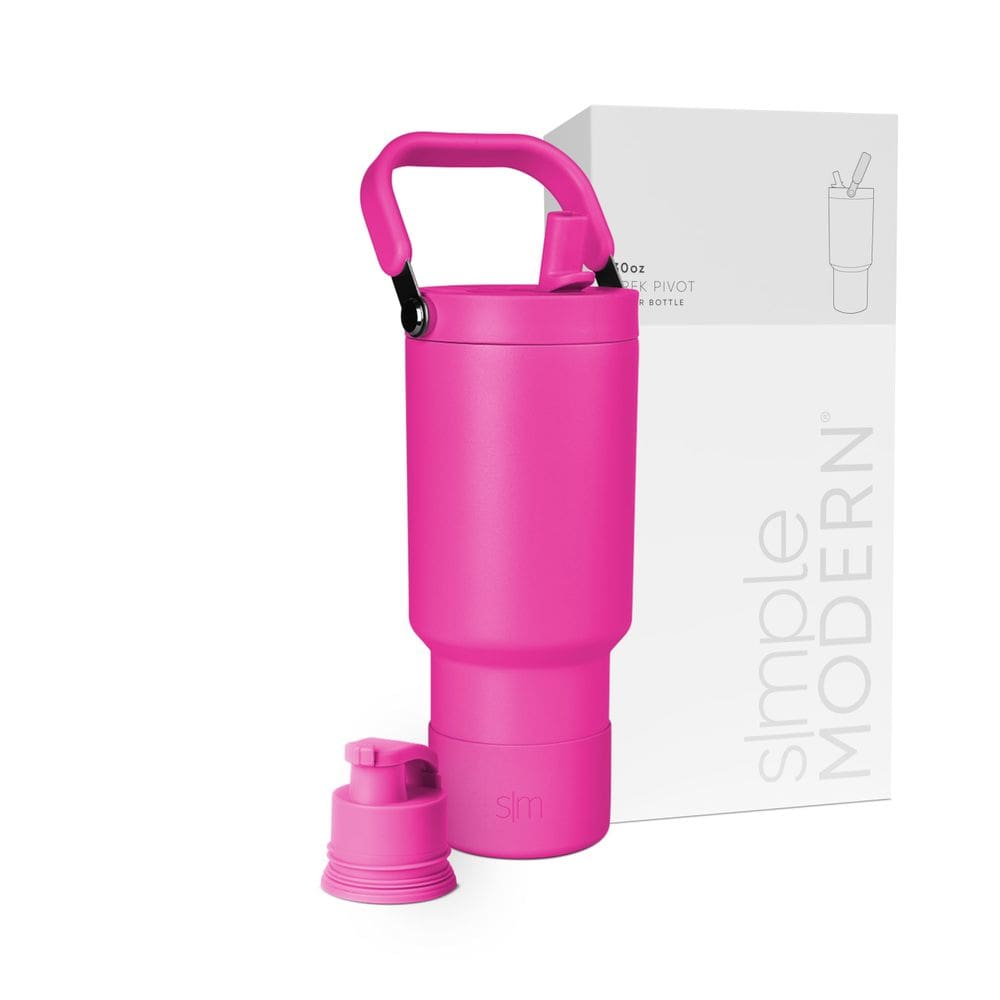 Garrafa de água Simple Modern Trek Pivot 900 ml com alça