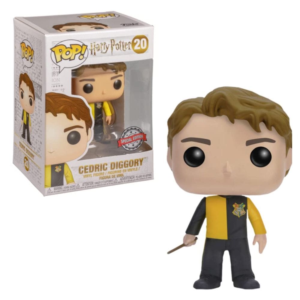Boneco de ação Funko POP! Cedric Diggory #20 Sem adesivo