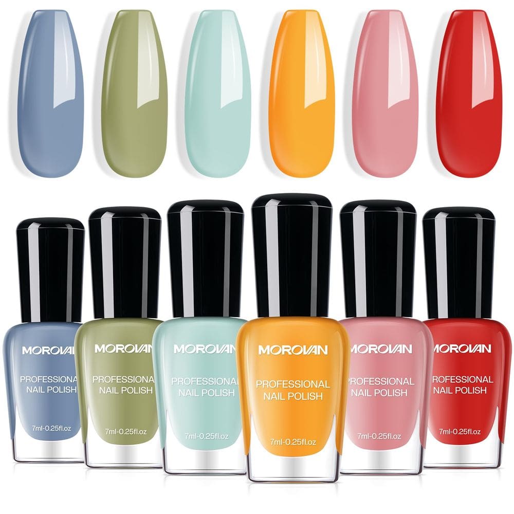 Conjunto de esmaltes Morovan Quick Dry 7 ml Regular Glossy Women