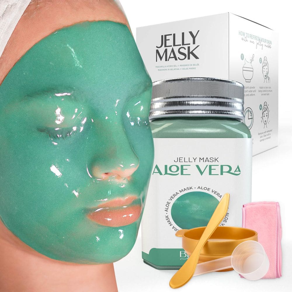 Frasco de máscara de gelatina BRÜUN Aloe Vera Peel-Off 680 ml sem crueldade