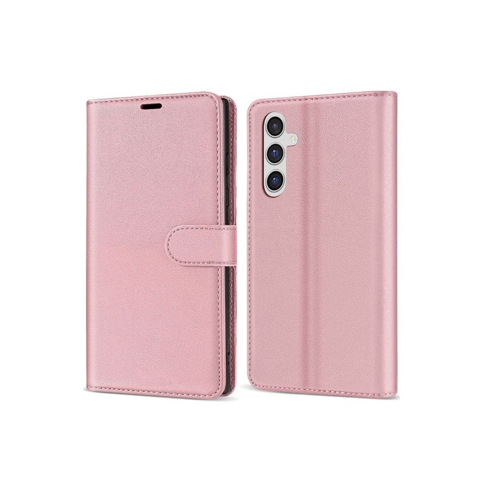 Capa tipo carteira Flip Cover Agenda Samsung Galaxy A34 5G rosa