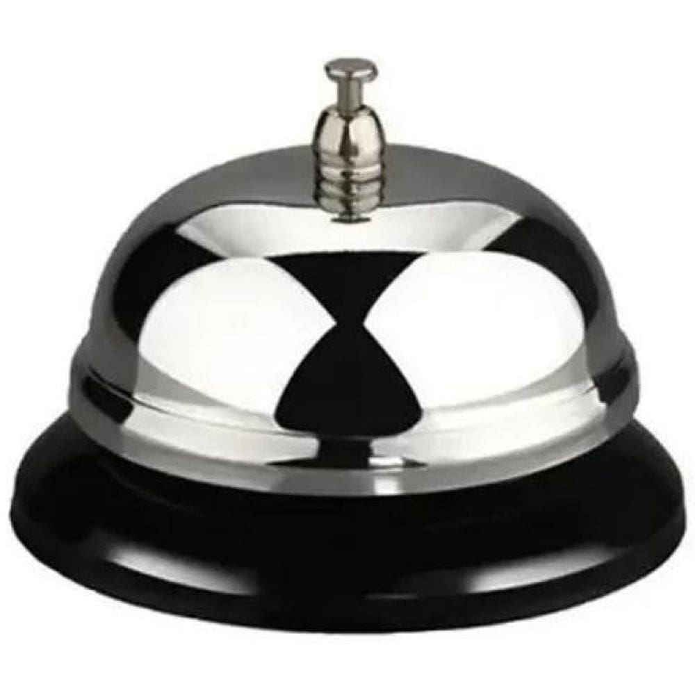 Campainha Sino de Mesa 8,5cm X 5,5cm - Comercial