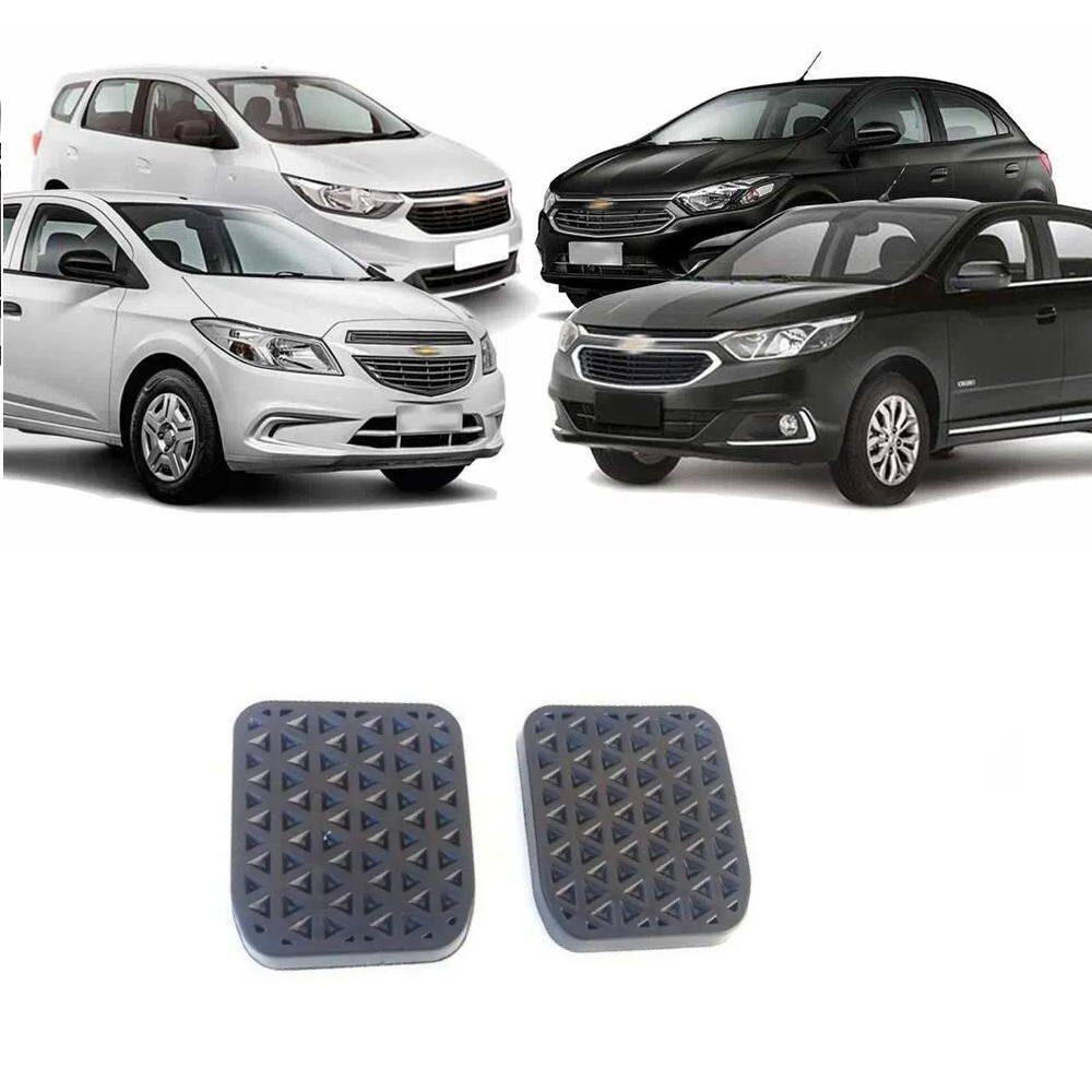 Kit Capa Pedal Onix Cobalt Spin Prisma Preto