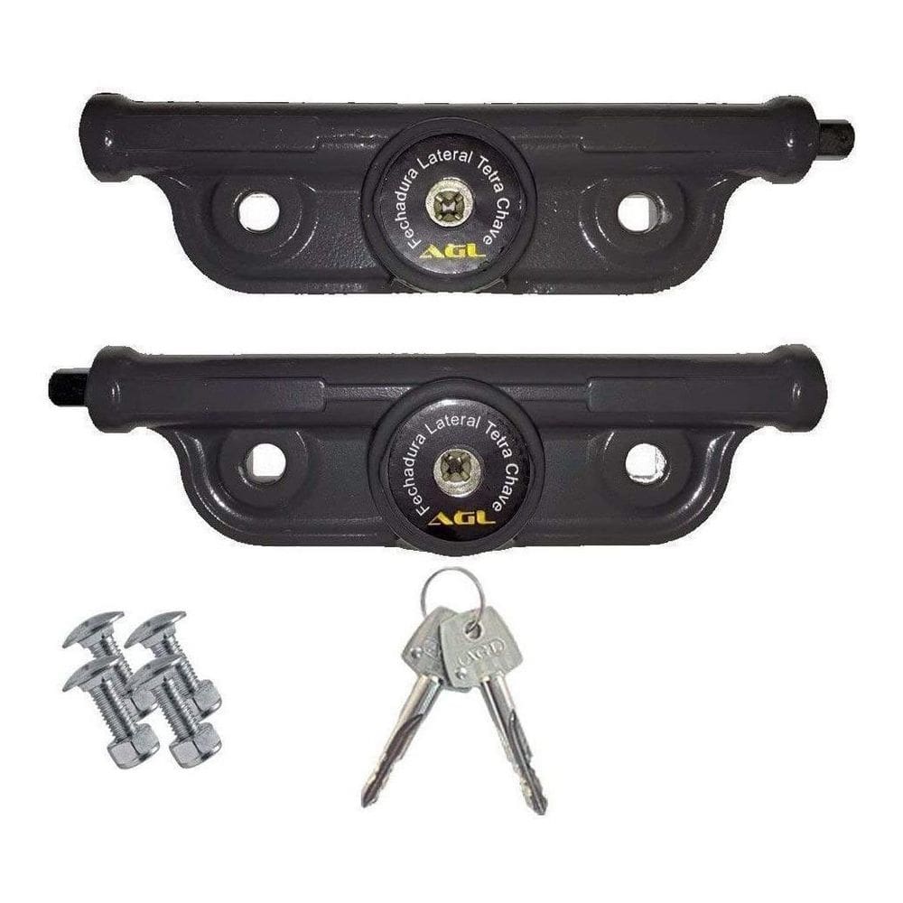 Par De Trava Para Porta Fechadura Lateral Tetra Chave Agl