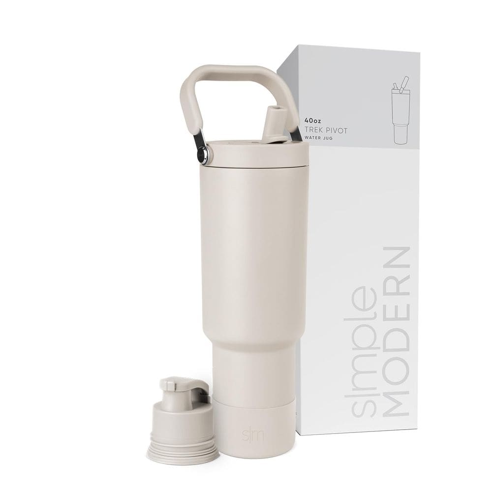 Garrafa de água Simple Modern Trek Pivot 1,2 L com alça
