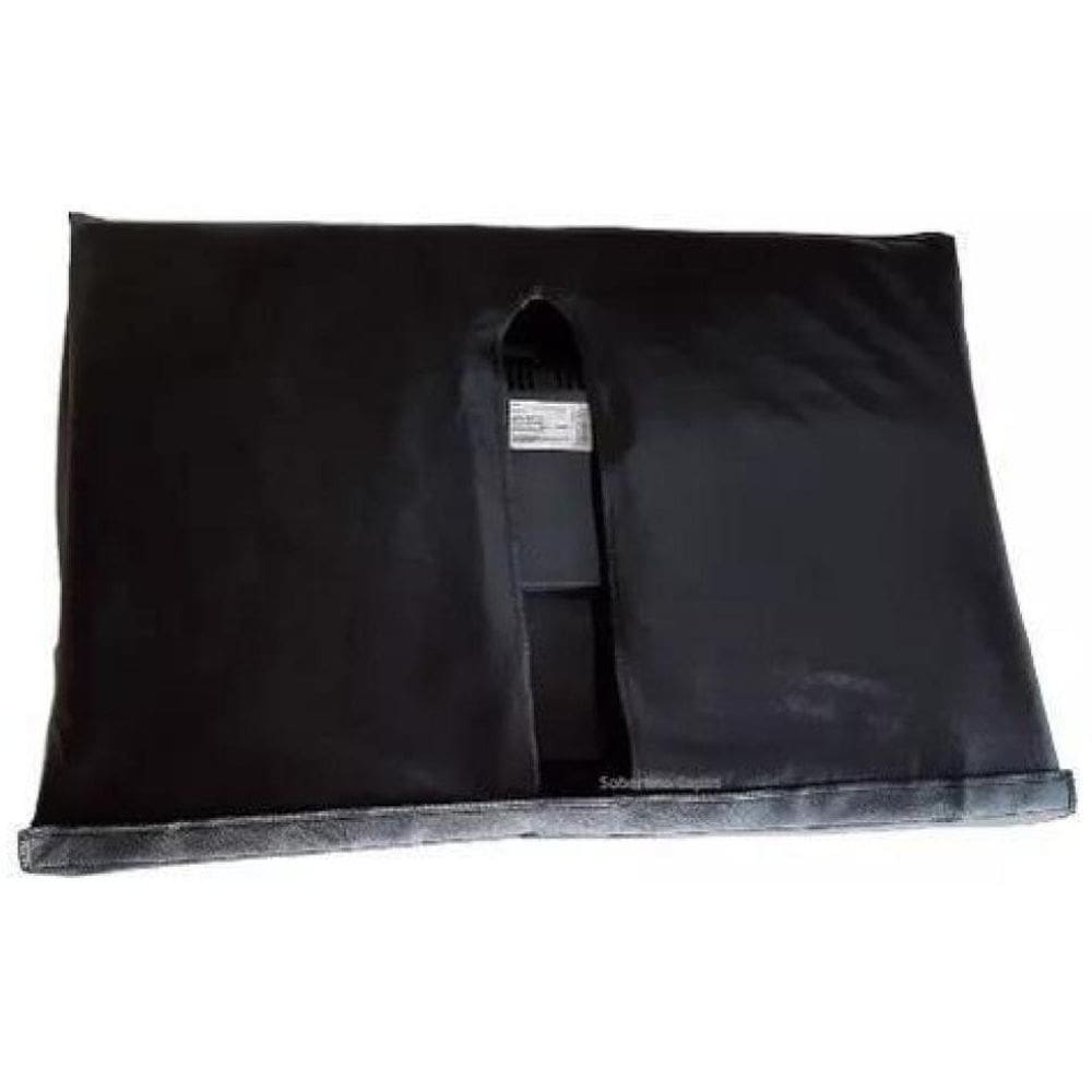 Capa de TV em Corino com Fecho e Bolsos - 50L 120x74x10cm
