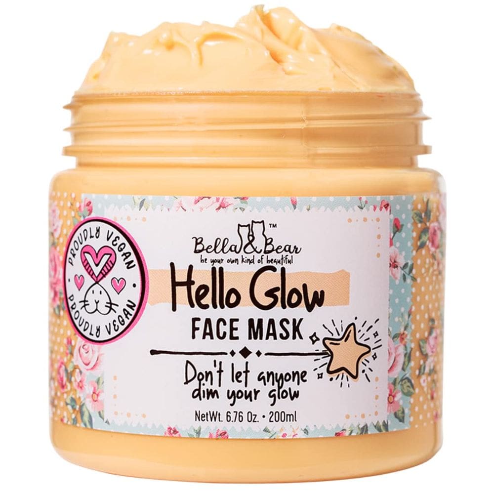 Máscara facial Bella & Bear Hello Glow Refining Brightening 200mL