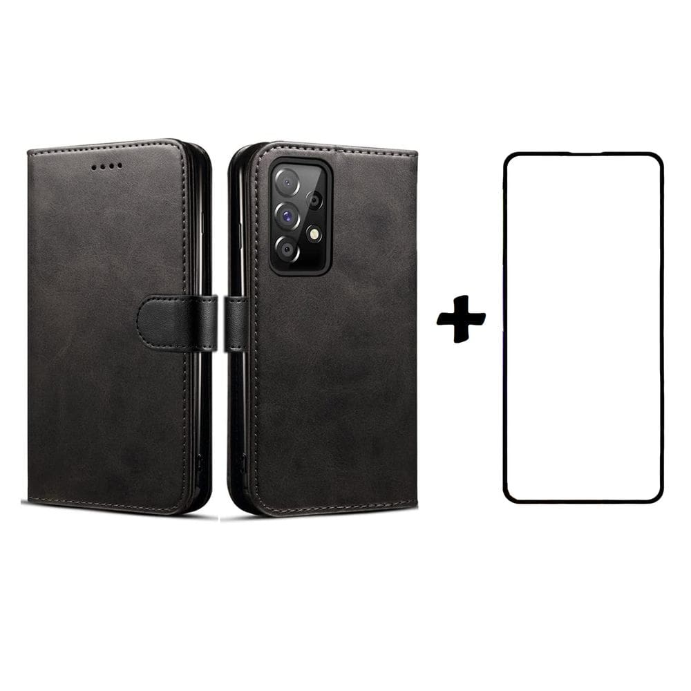 Capa flip Samsung A73 com compartimentos para cartões e bolso para dinheiro