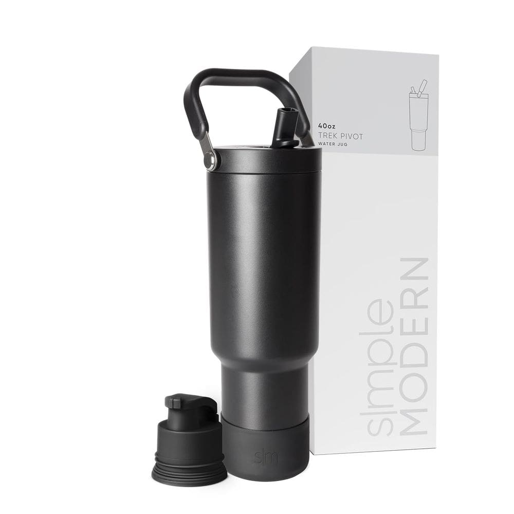 Garrafa de água Simple Modern Trek Pivot 1,2 L com alça