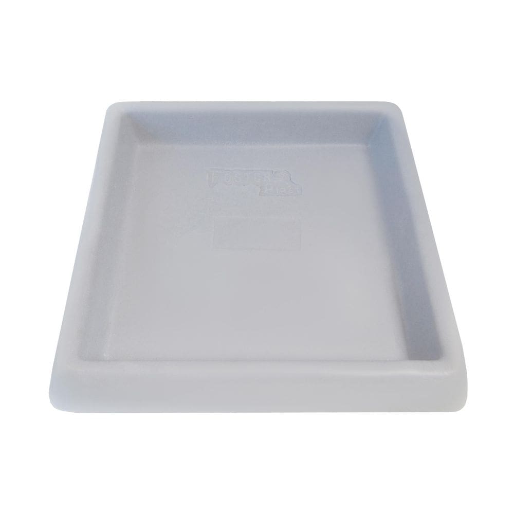 Prato Base Quadrado Para Vaso De Planta Em Polietileno 30 Cm