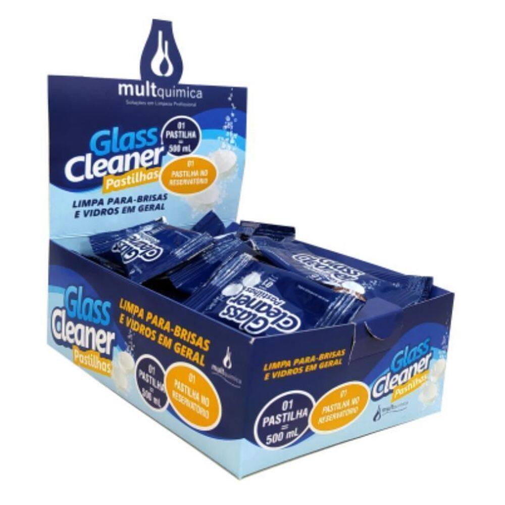 Plastilha Limpa Vidros Glass Cleaner 50 Un  Caixa Display